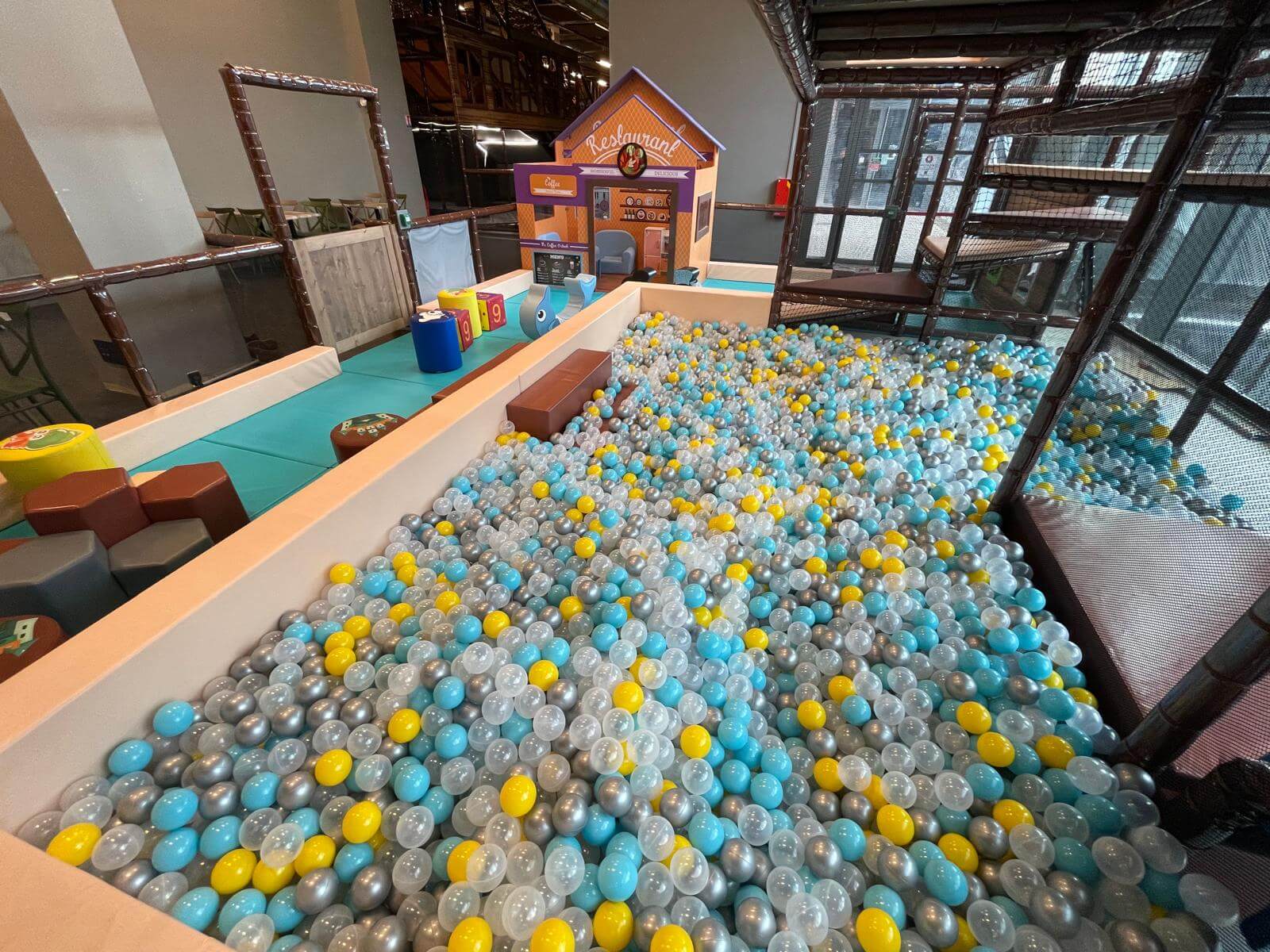 large ball pit for children