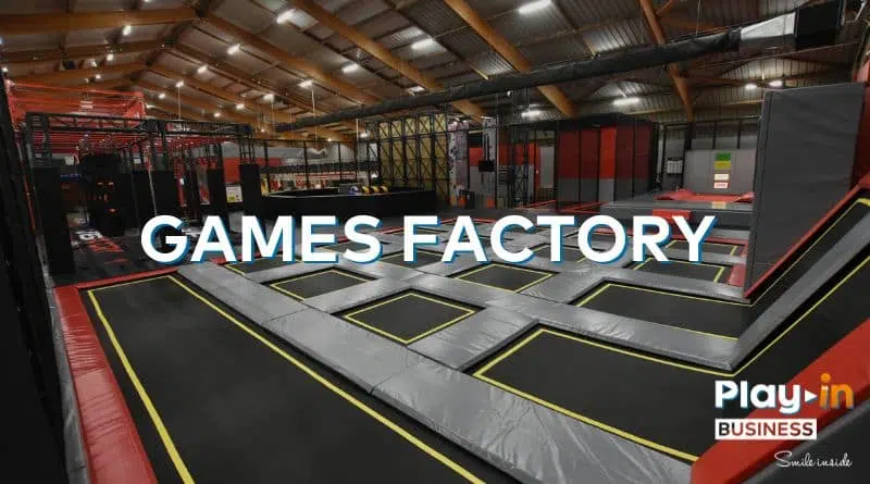 trampoline park created for a client