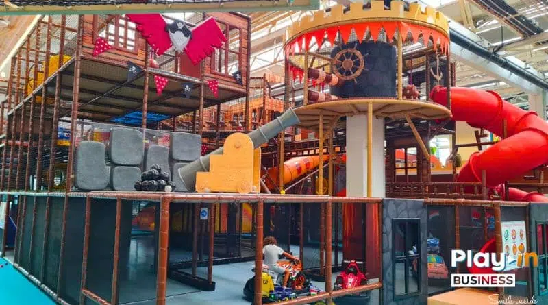 a pirate-themed playground