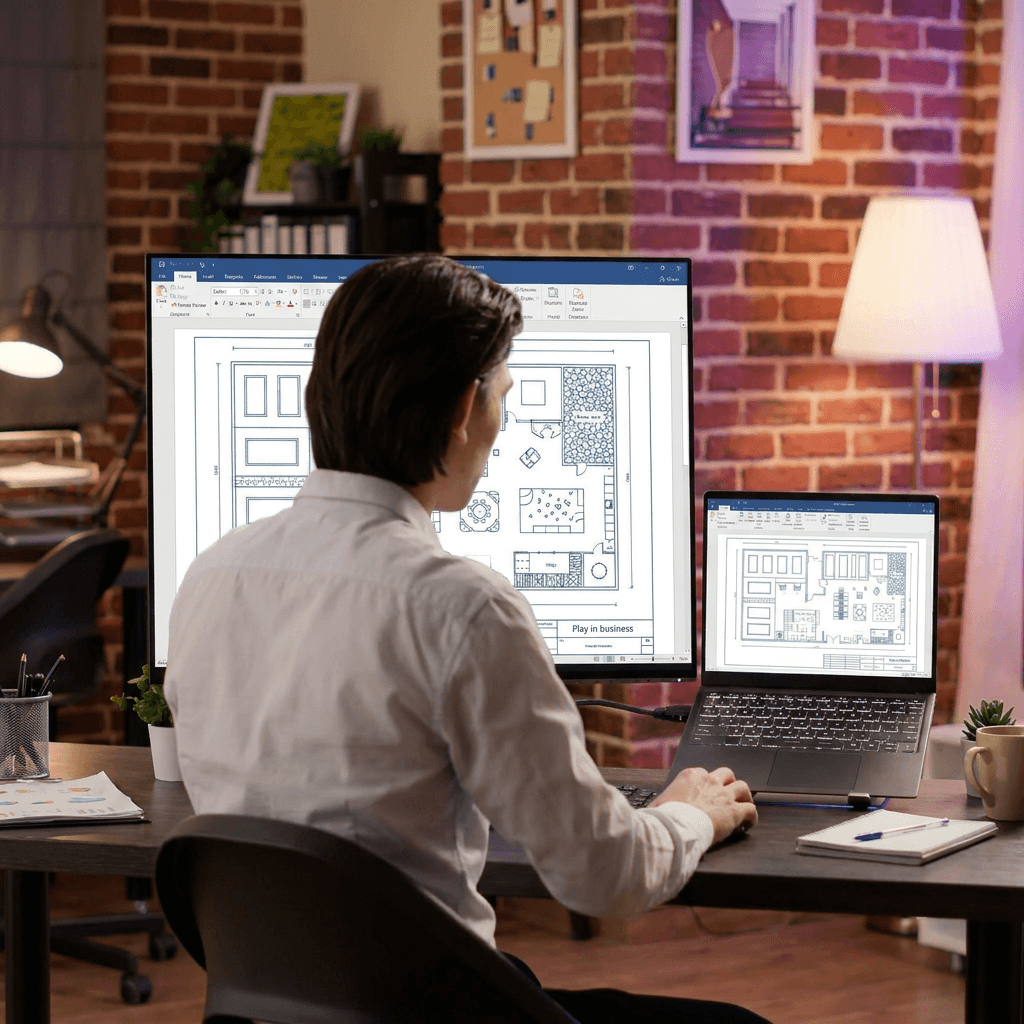 Notre bureau d'études analyse vos plans architecturaux et les contraintes de votre bâtiment pour concevoir votre parc sur-mesure.