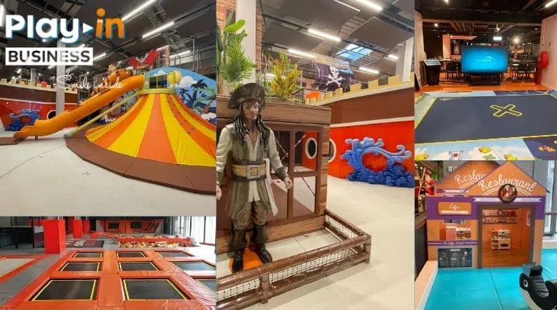 pirate playground, trampoline park, and Valo Jump interactive games