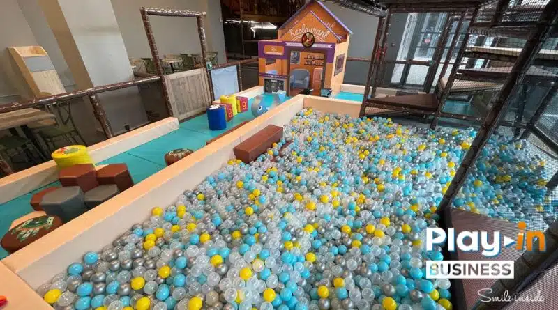 ball pit around a play area