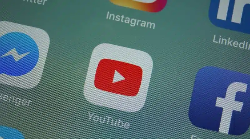 icons of several well-known social media platforms like facebook, youtube, instagram